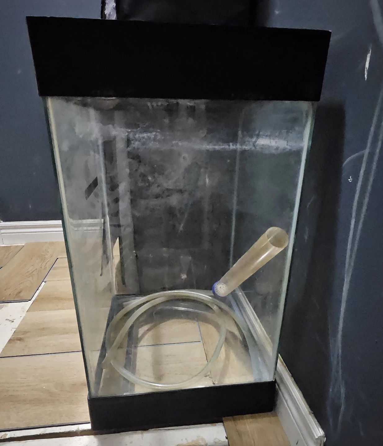 Glass Aquarium Tank with Tubing