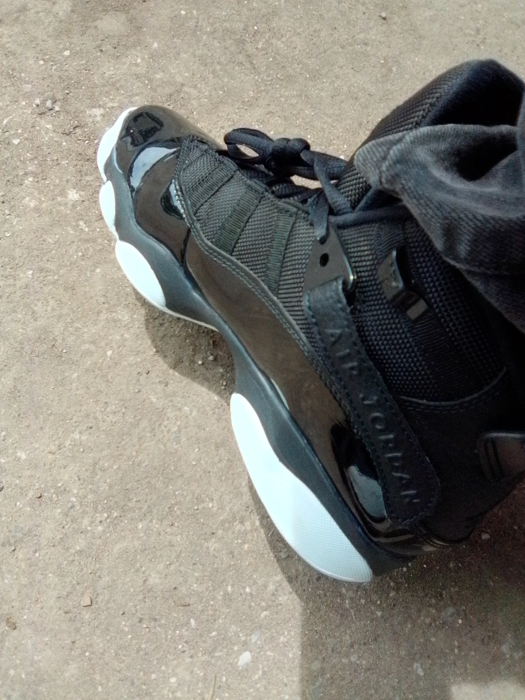Air Jordan Black Patent Leather Sneakers - photo 3
