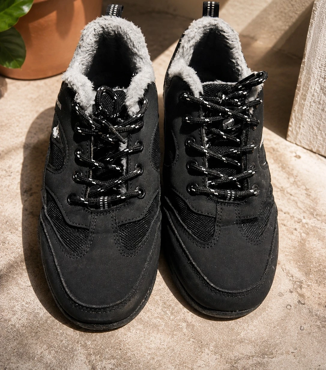 CANEMON Black Fleece Lined Sneakers - photo 2