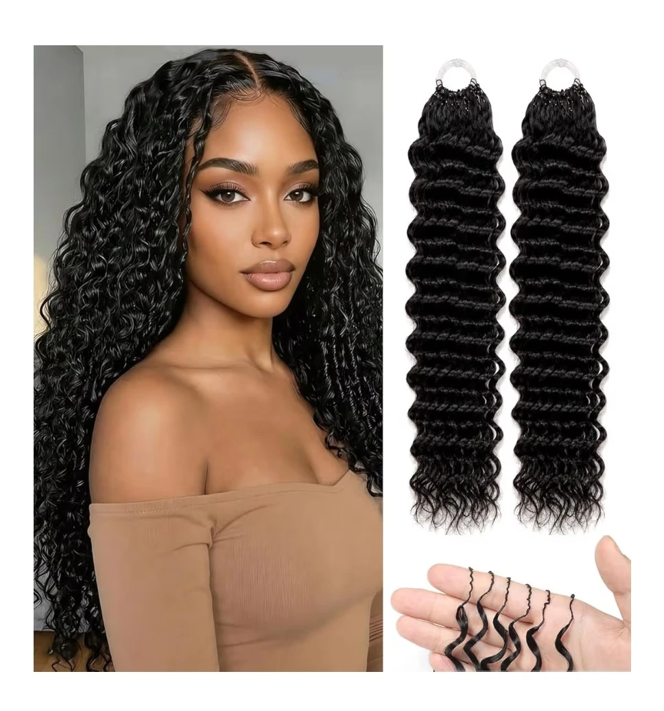 18" Deep Curly Crochet Braiding Hair - photo 2
