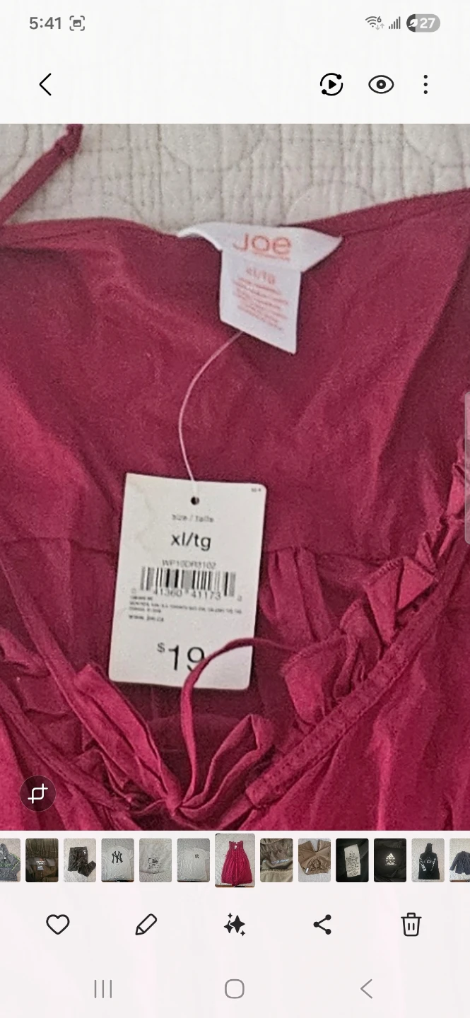 Joe Fresh Women's Berry Red Sleeveless Dress - New with tags - photo 2