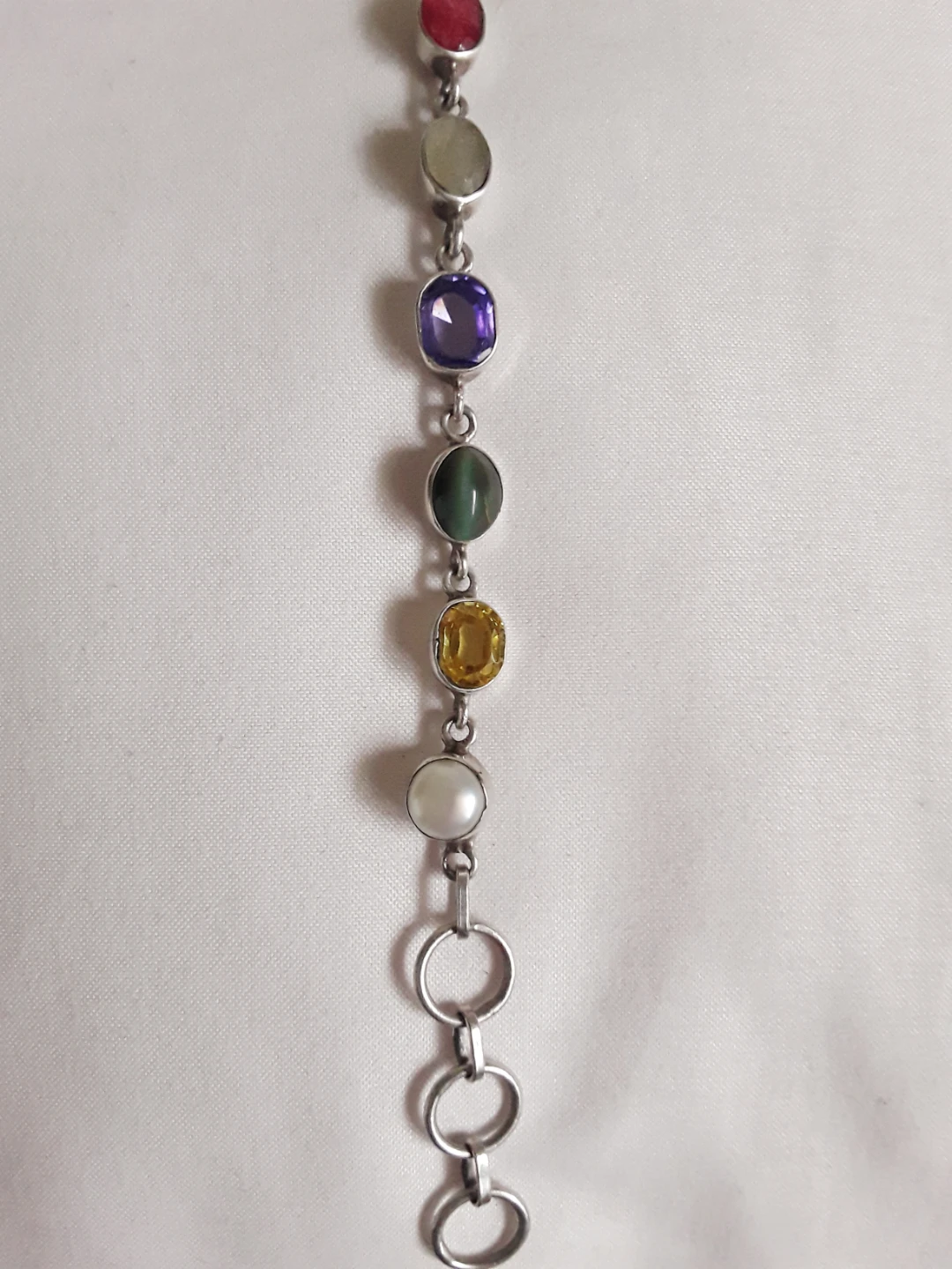 Multi-Gemstone Sterling Silver Bracelet - photo 5