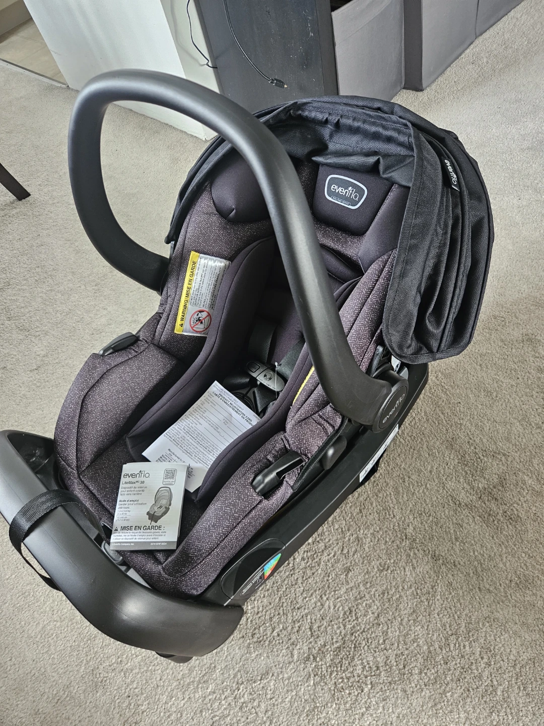 Evenflo LiteMax 30 Car Seat - photo 2