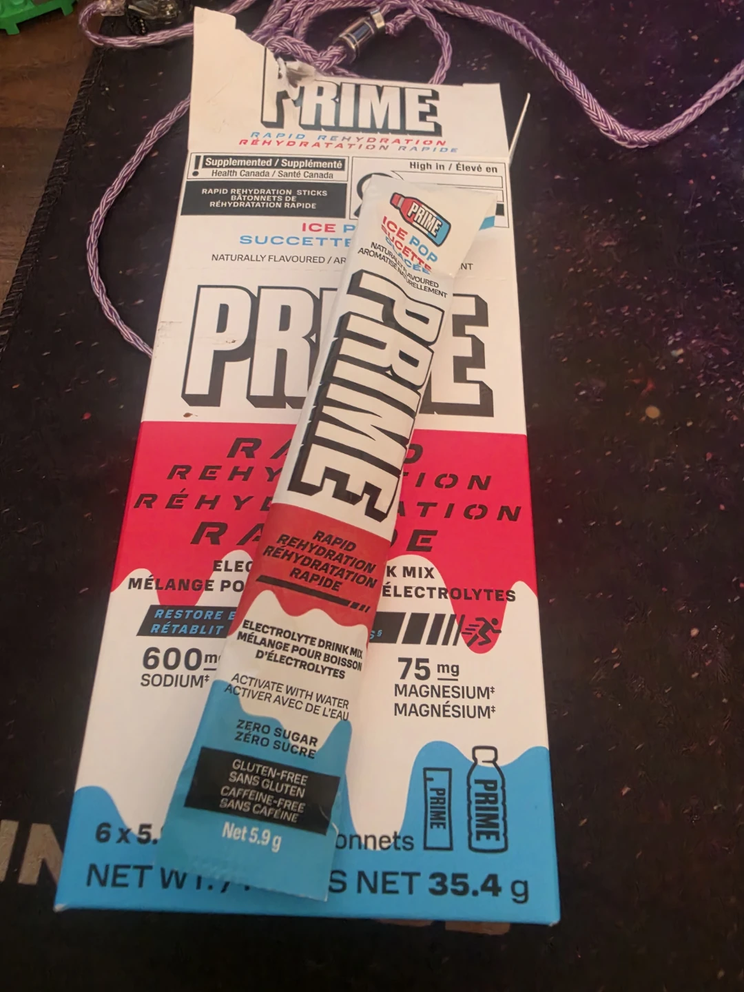 Prime Hydration Sticks - Ice Pop Flavour (6-Pack) 5 left