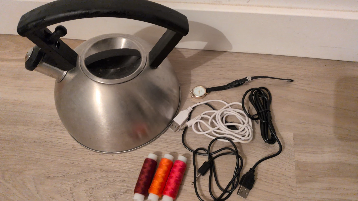 🪷Stainless Steel Stovetop Kettle with Watch, Cords & Thread