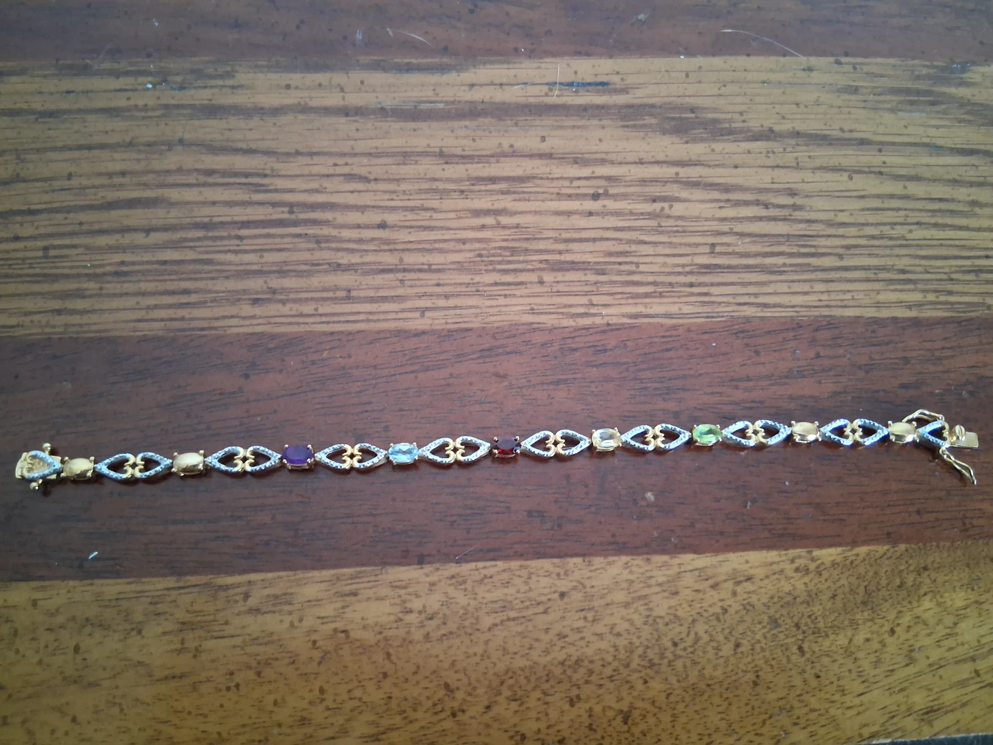 Gemstone and Diamond gold costume jewlery - photo 5
