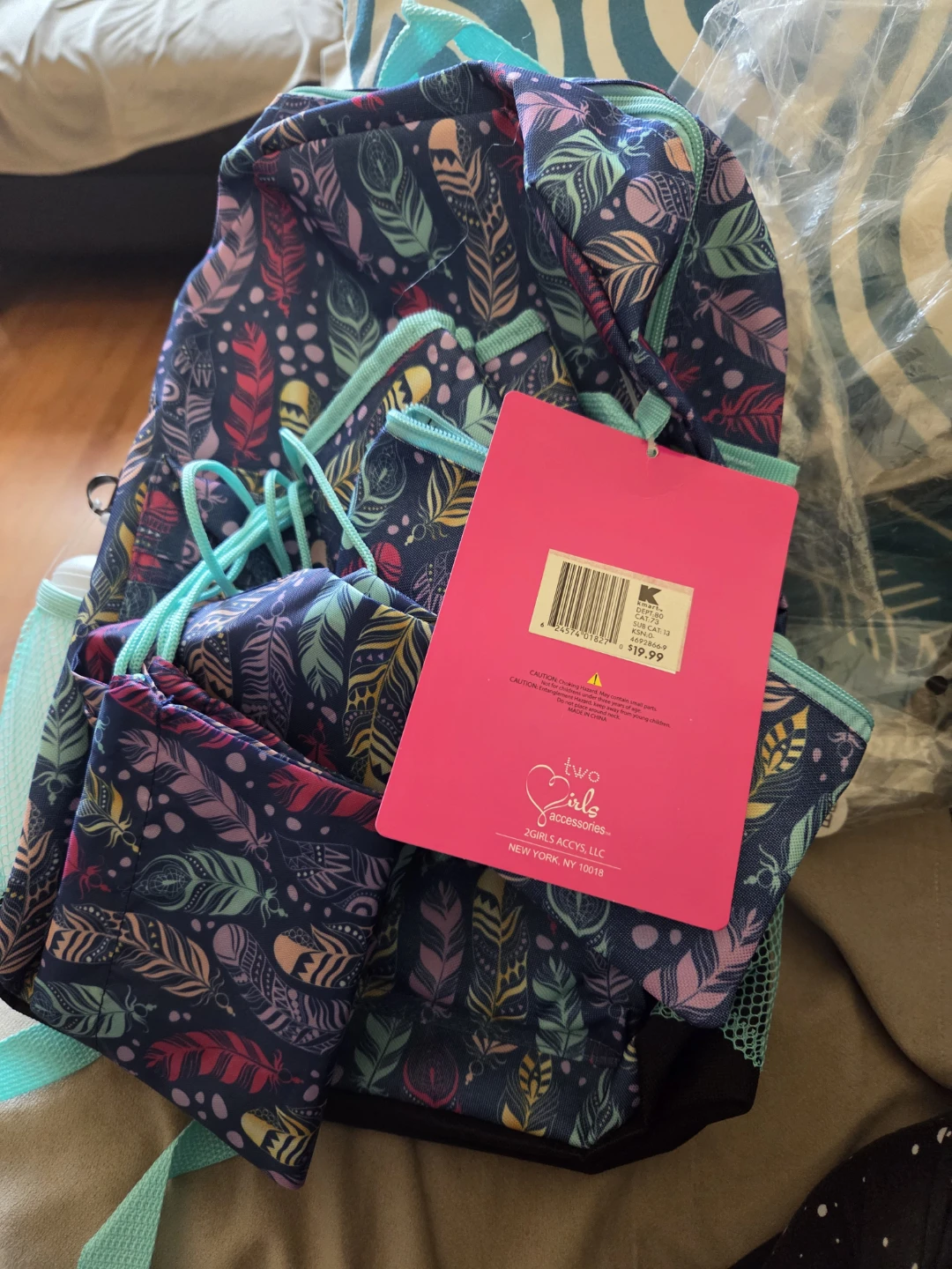 Fashion Girls 6pc Backpack Set - photo 2