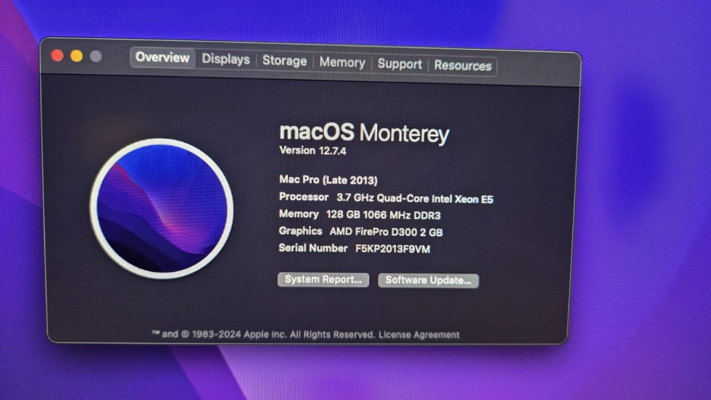 MacPro Late 2013 / 128gb RAM - photo 2