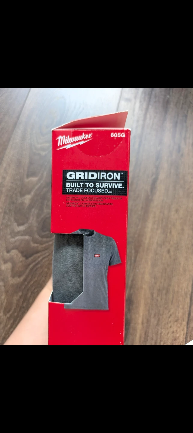 Milwaukee GRIDIRON Pocket T-Shirt XL Gray - photo 4