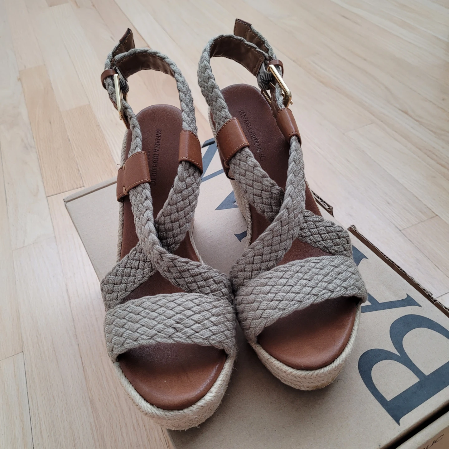 Banana Republic Espadrille Wedge Sandals - photo 2