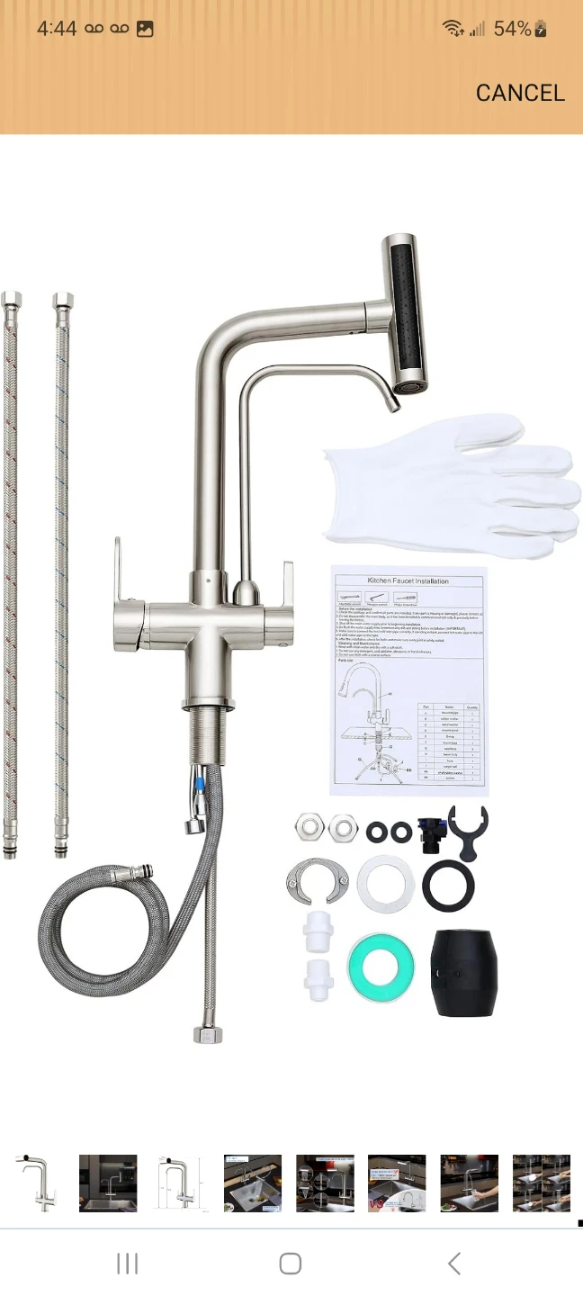 3 Way Kitchen Faucet with Water Filter Spout - photo 2