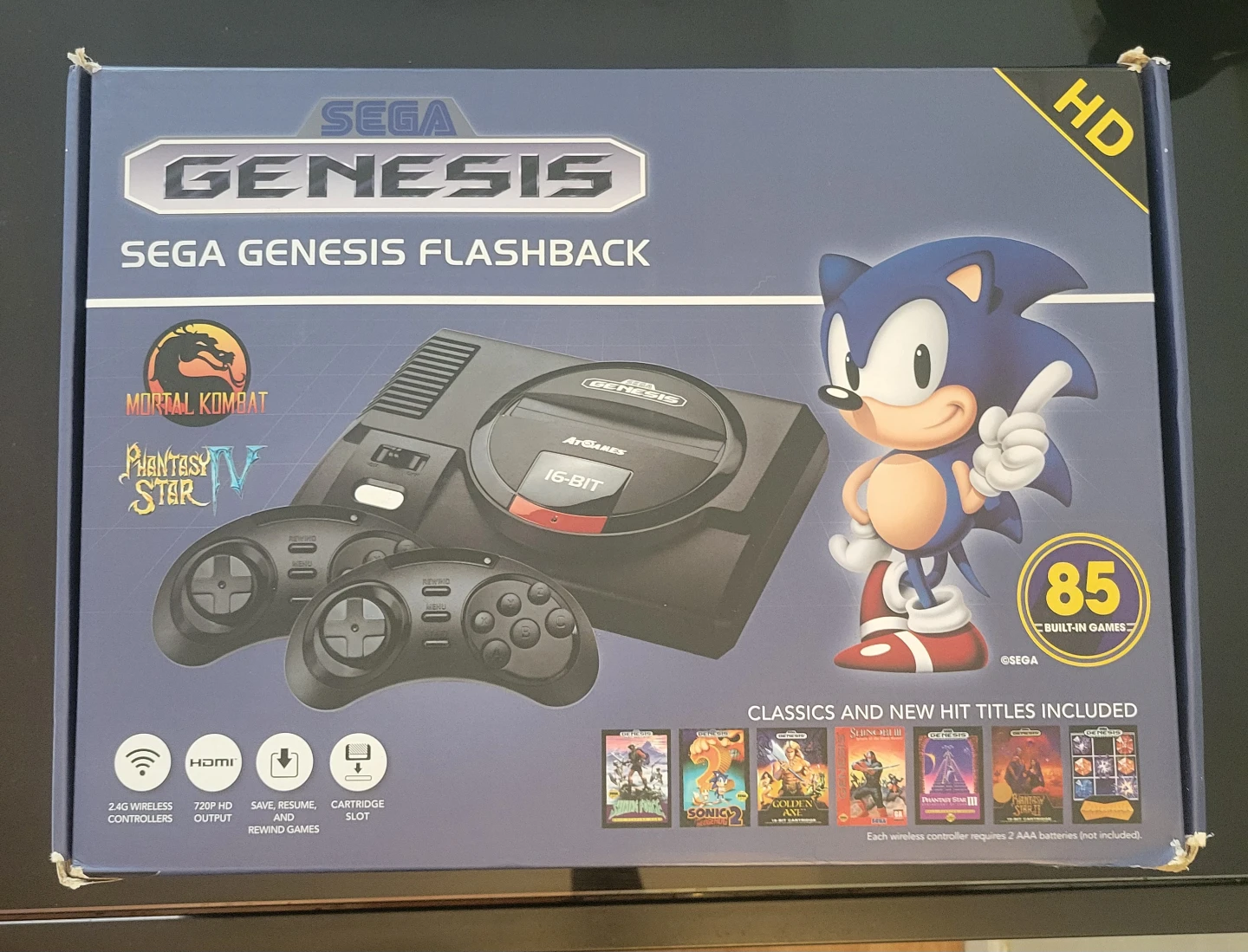 Sega Genesis Flashback HD Console – 85 Games, 2 Controllers