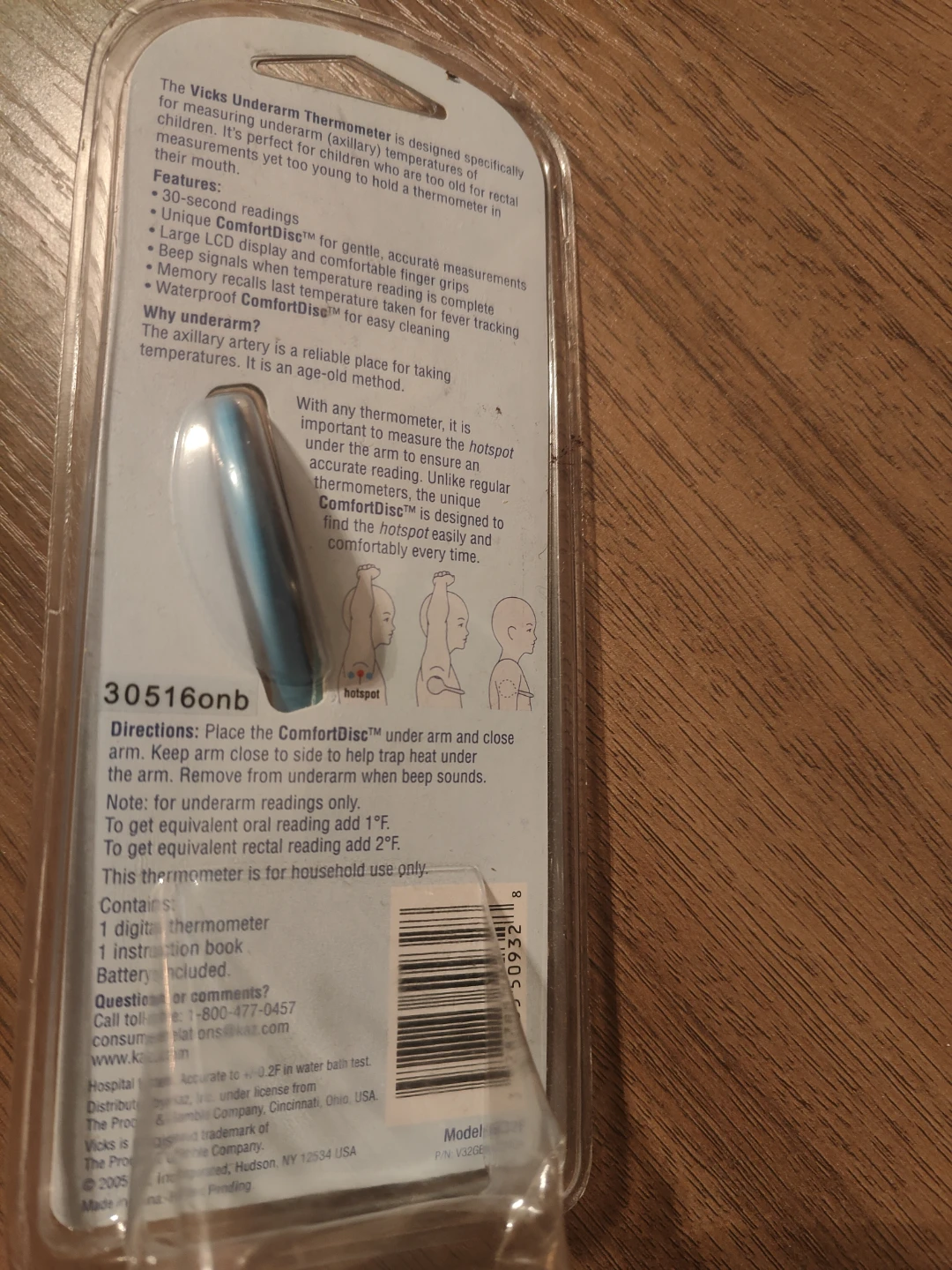 Vicks Underarm Thermometer - photo 2