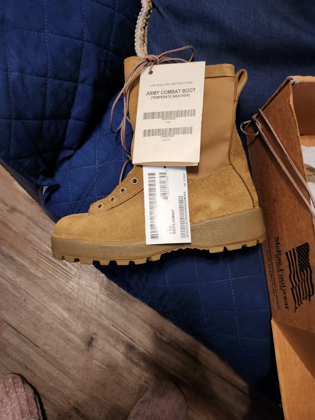 Army Combat Boot Temperate Weather sz 77