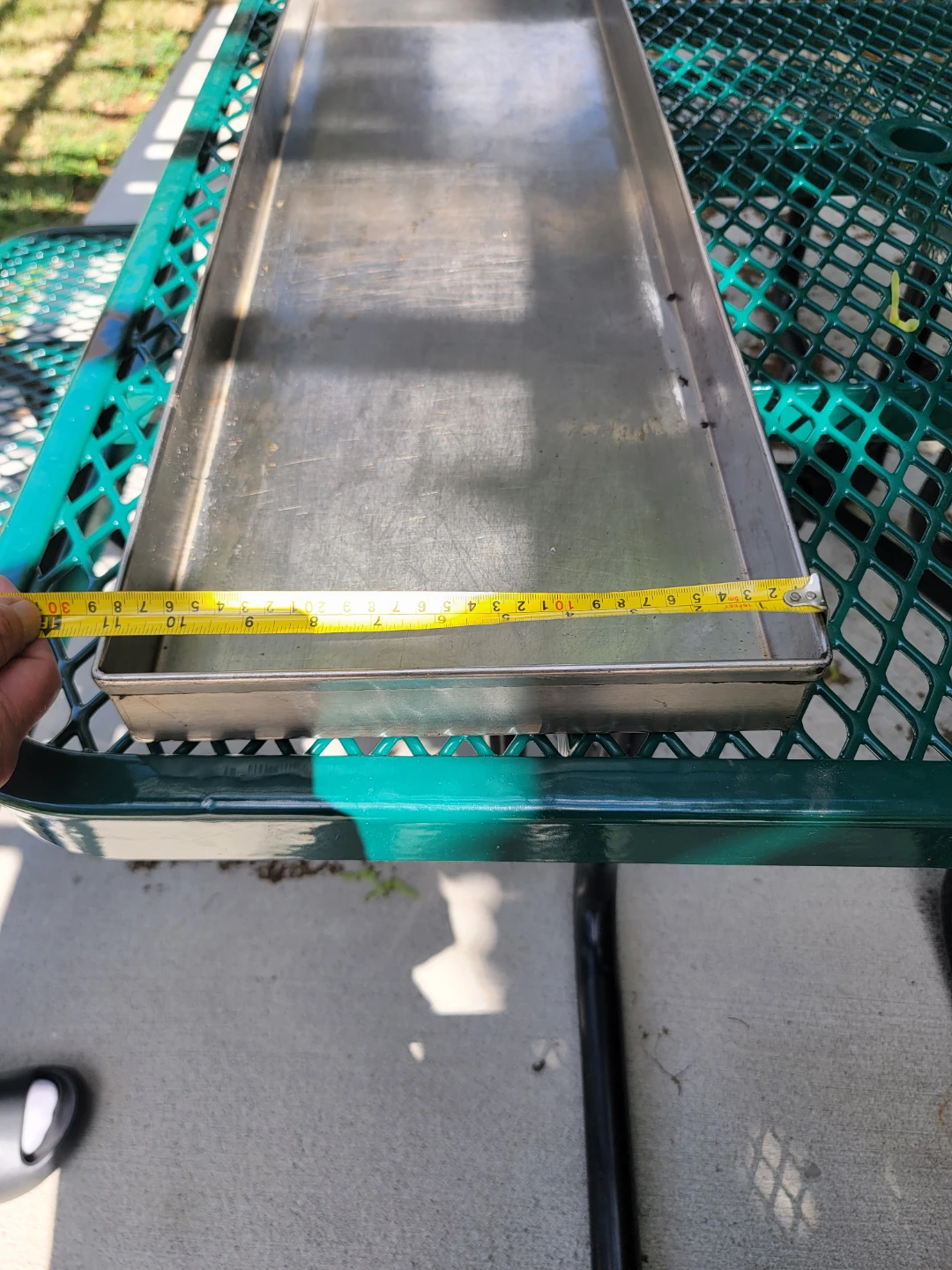 Stainless Steel Rectangular Tray - photo 2
