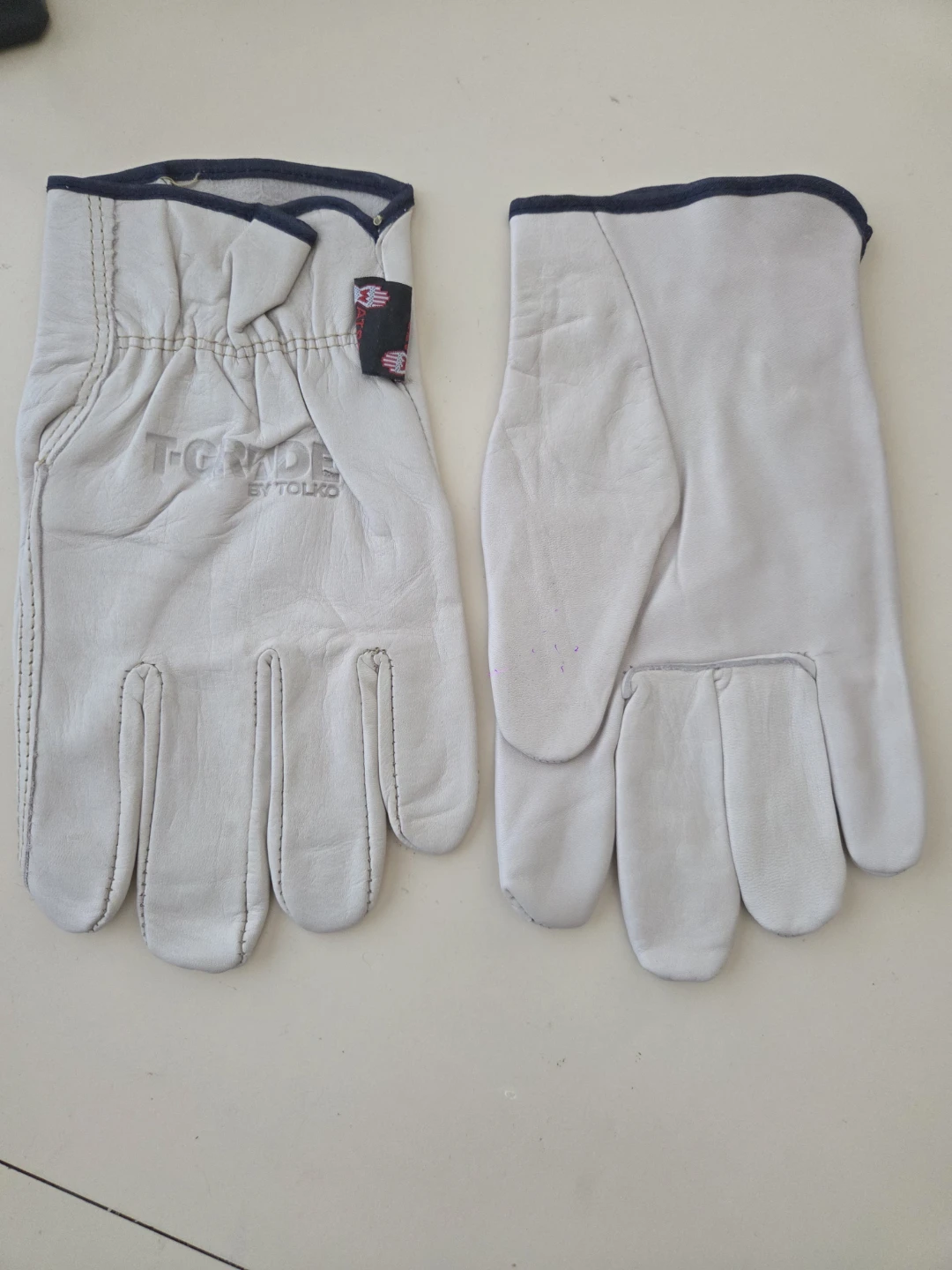 LEATHER work gloves. NEW.  Watson T-Grade by Tolko Leather