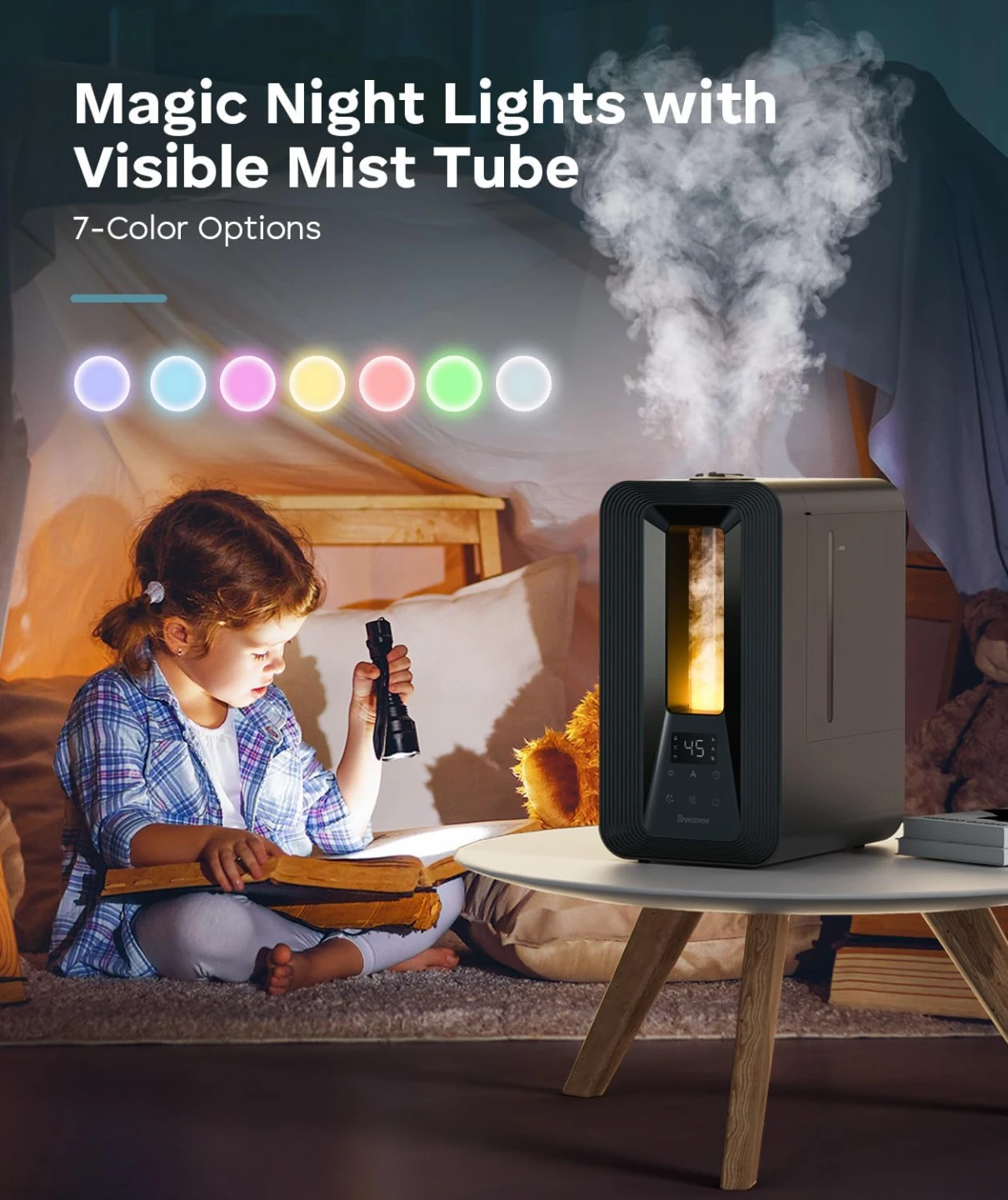 BREEZOME 6L Cool Mist Humidifier – Bedroom/Large Room - photo 4