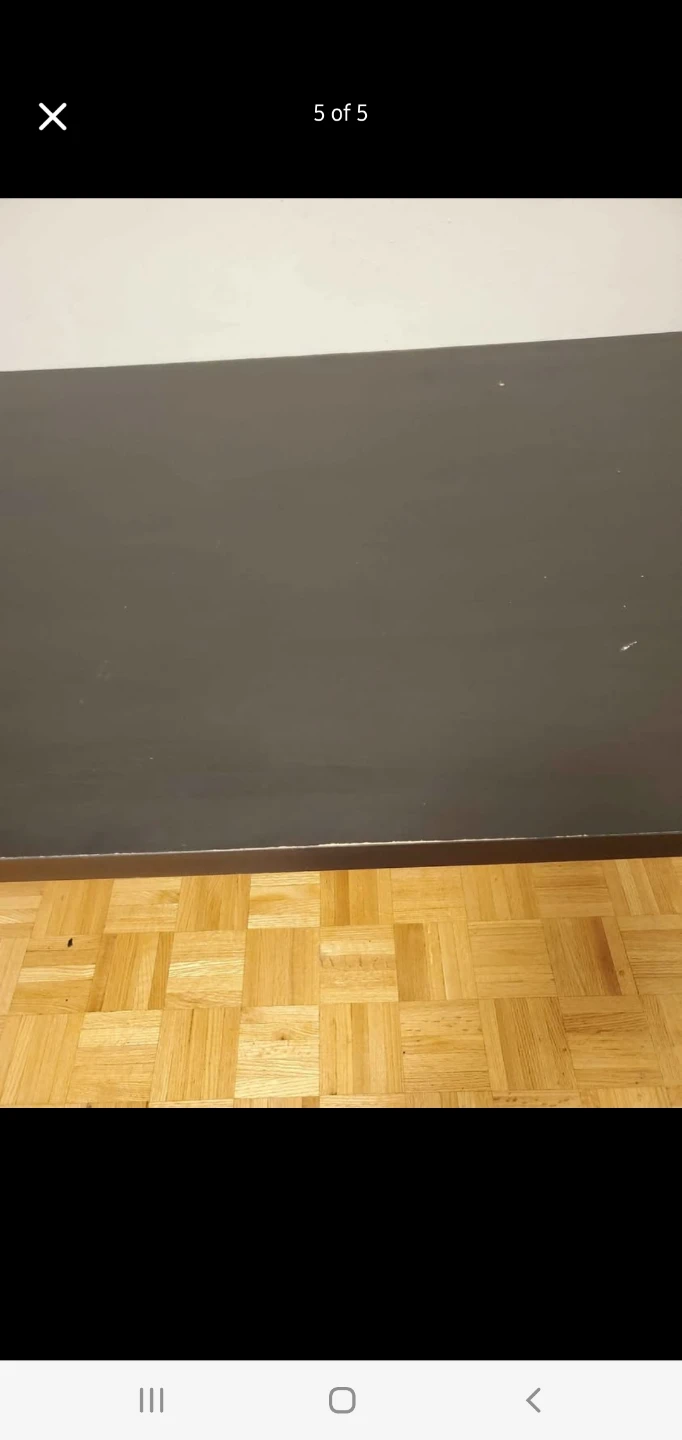 Ikea Desk/dining table with White Legs (59"×29") - photo 3