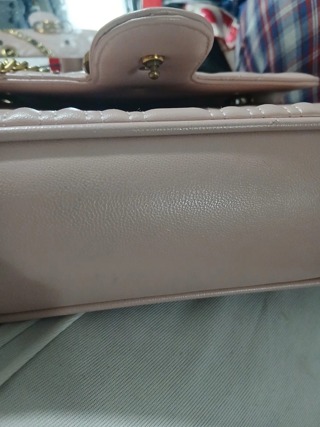Pink Quilted Handbag - photo 3