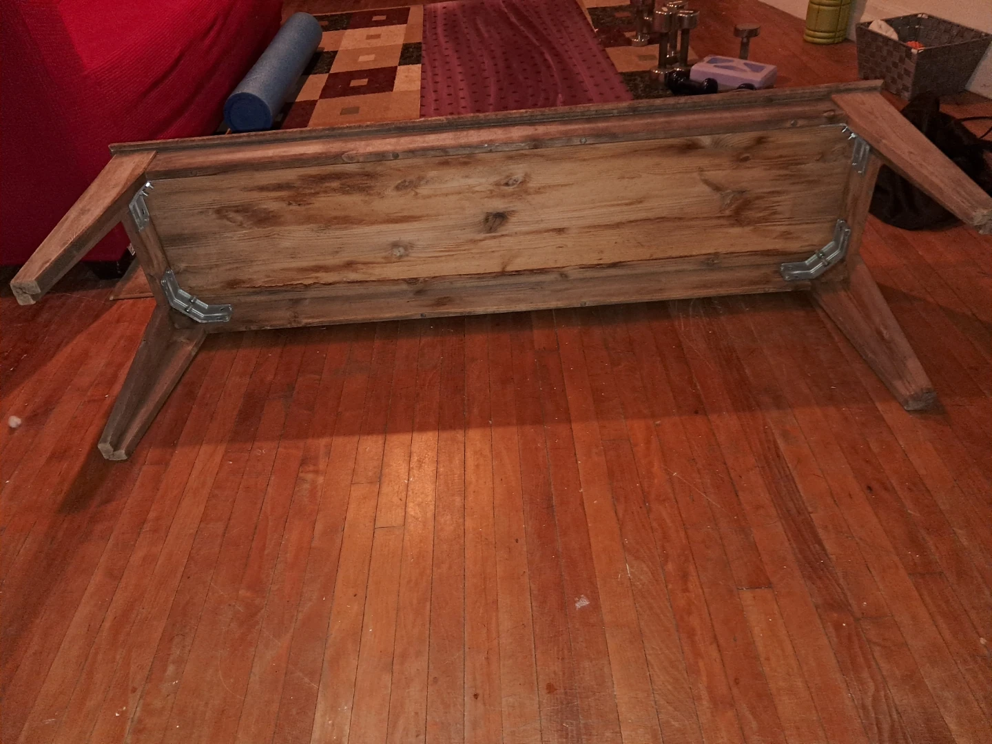 Rustic Farmhouse Style Wood Bench - photo 3