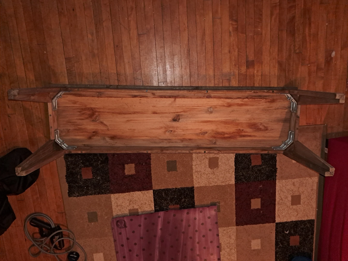 Rustic Farmhouse Style Wood Bench - photo 5