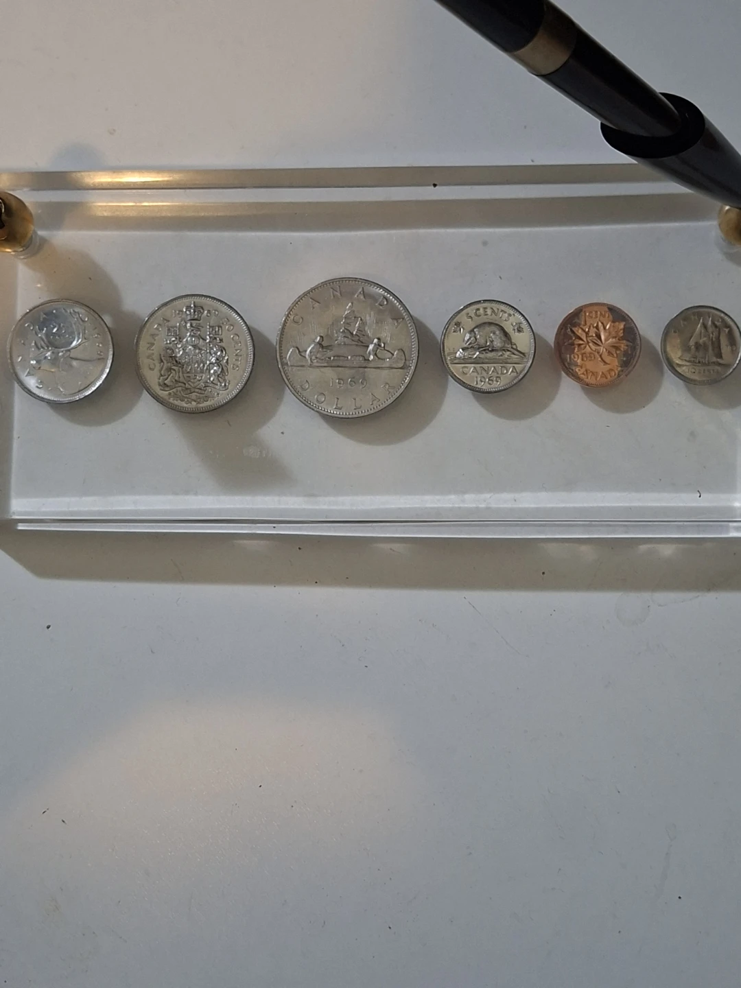 Canadian Coin Collection Display - photo 2