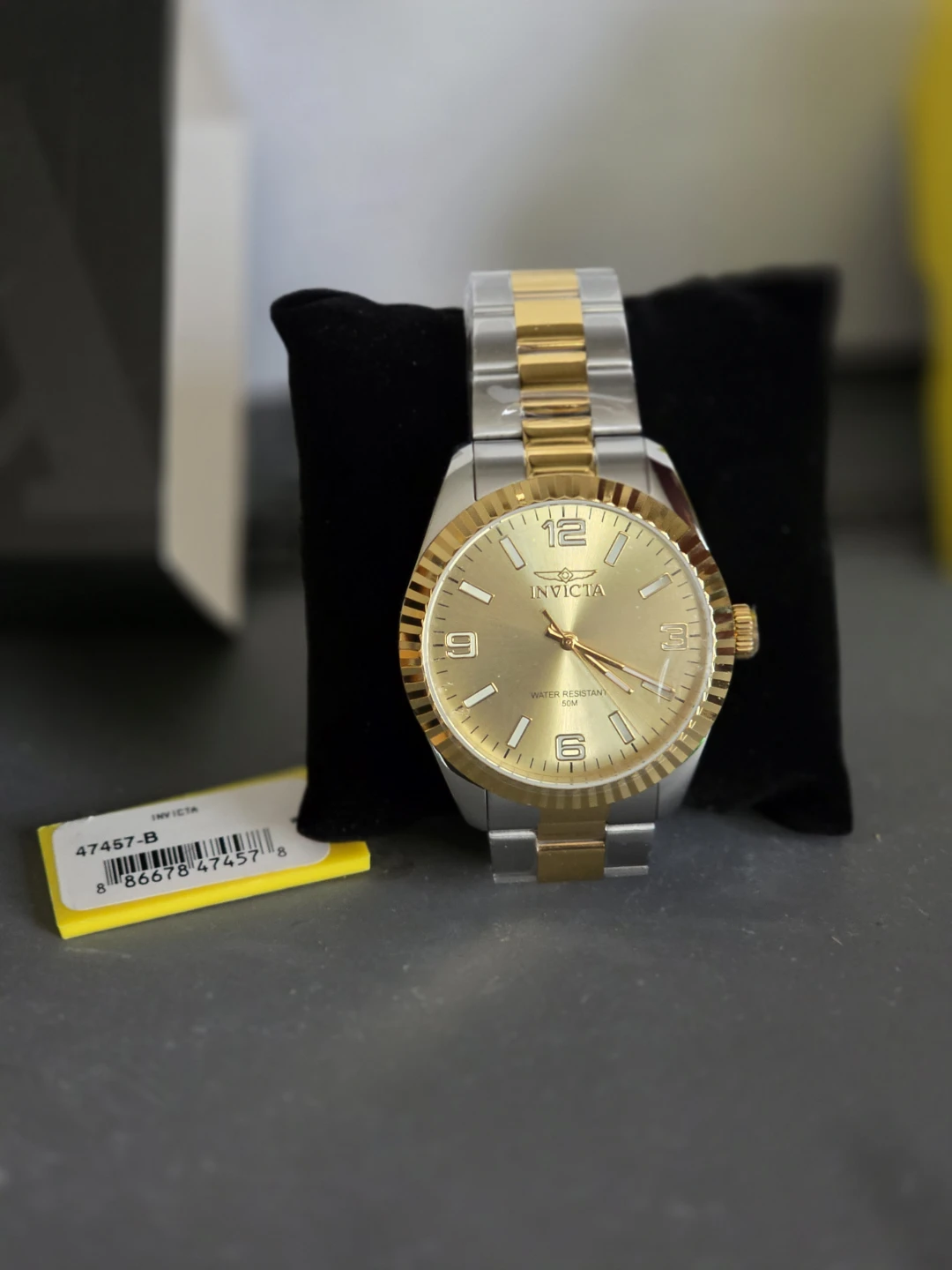 Authentic Invicta 47457 Quartz, Gold Dial Stainless Steel 43mm - photo 2