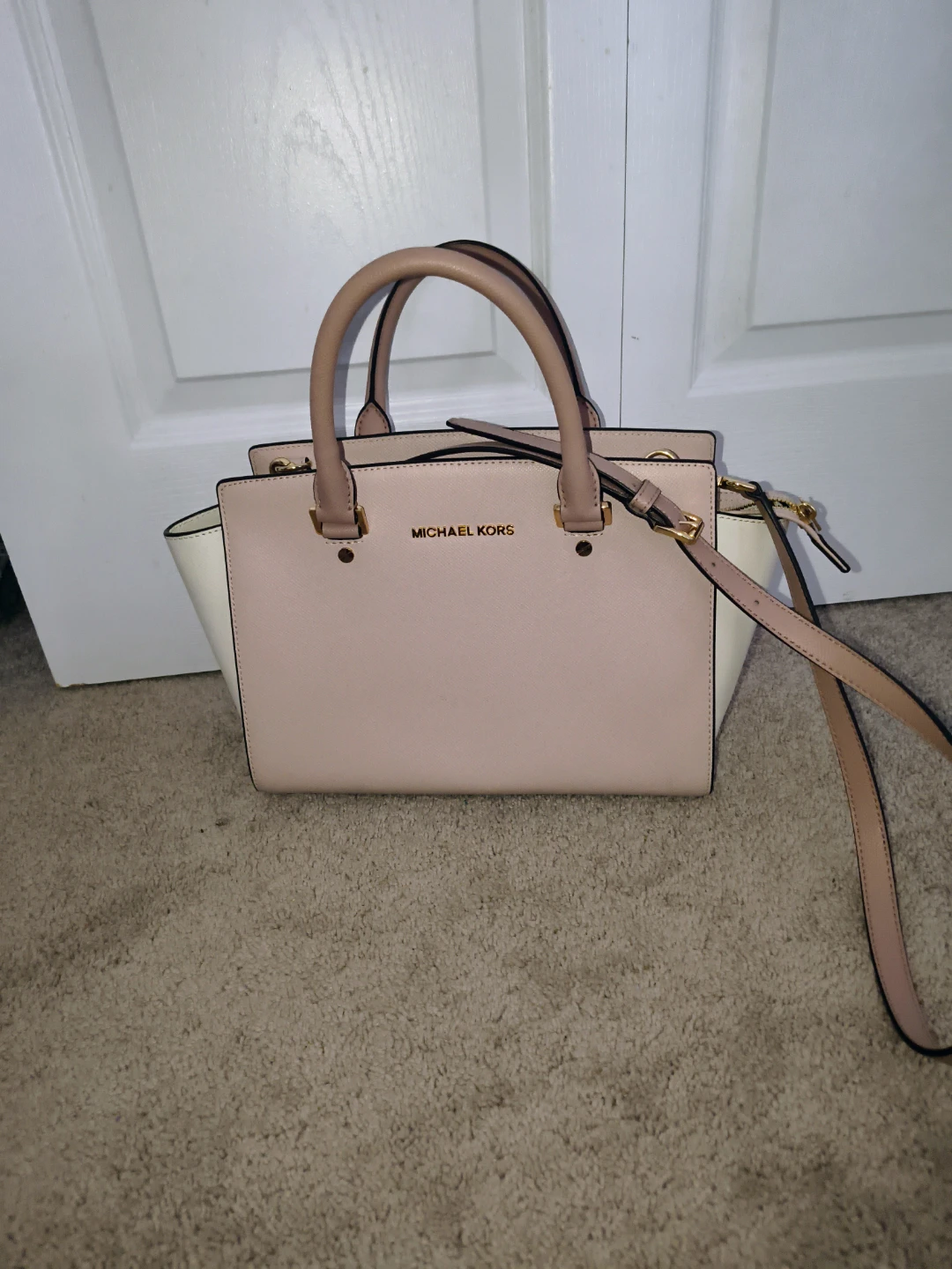 Michael Kors Pink Satchel Handbag