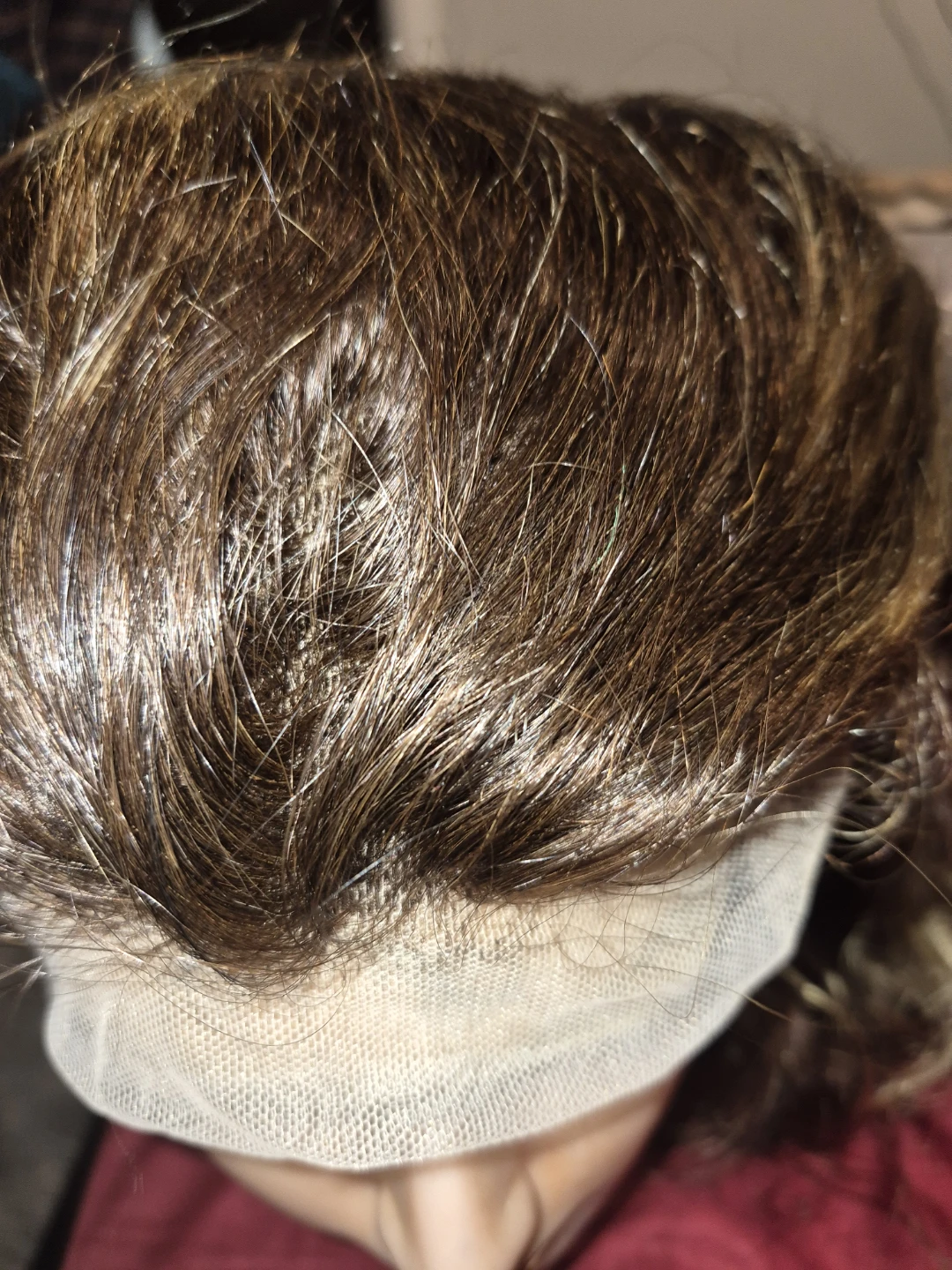 Wig human hair wig