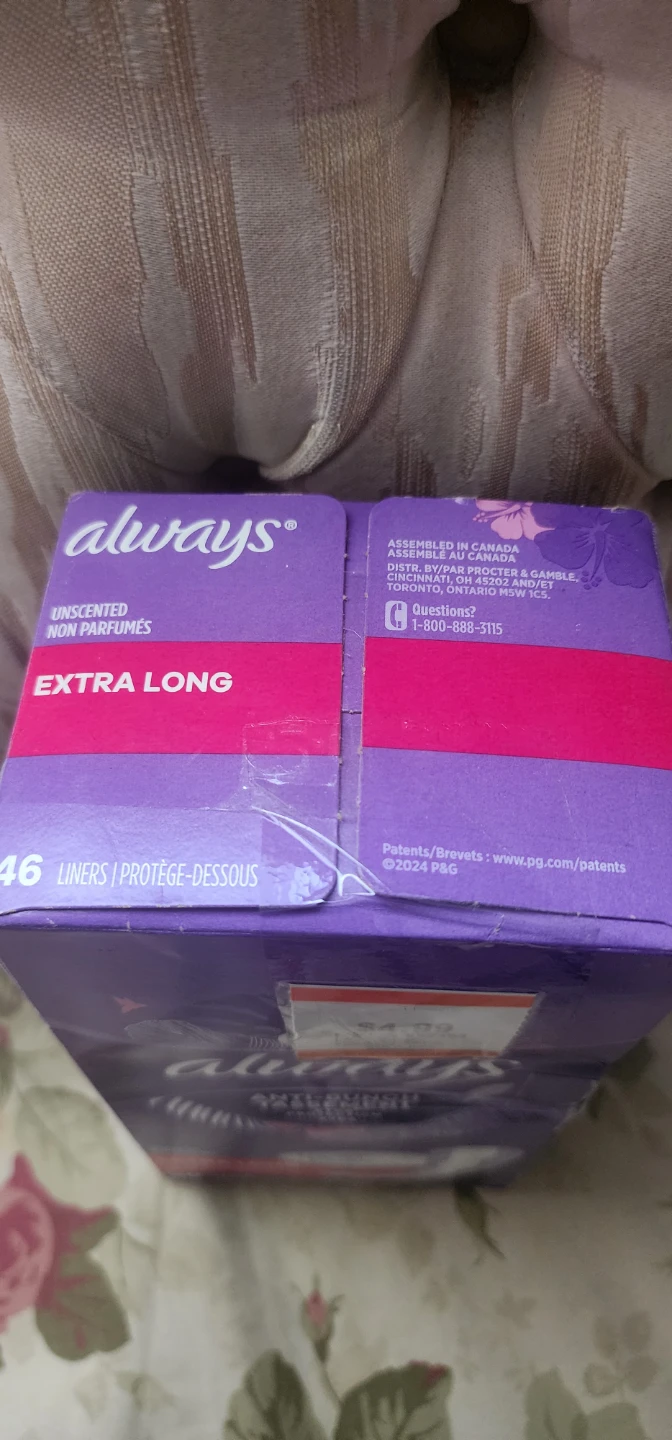 Always Anti-Bunch Liners, Extra Long, 46 Count - photo 4