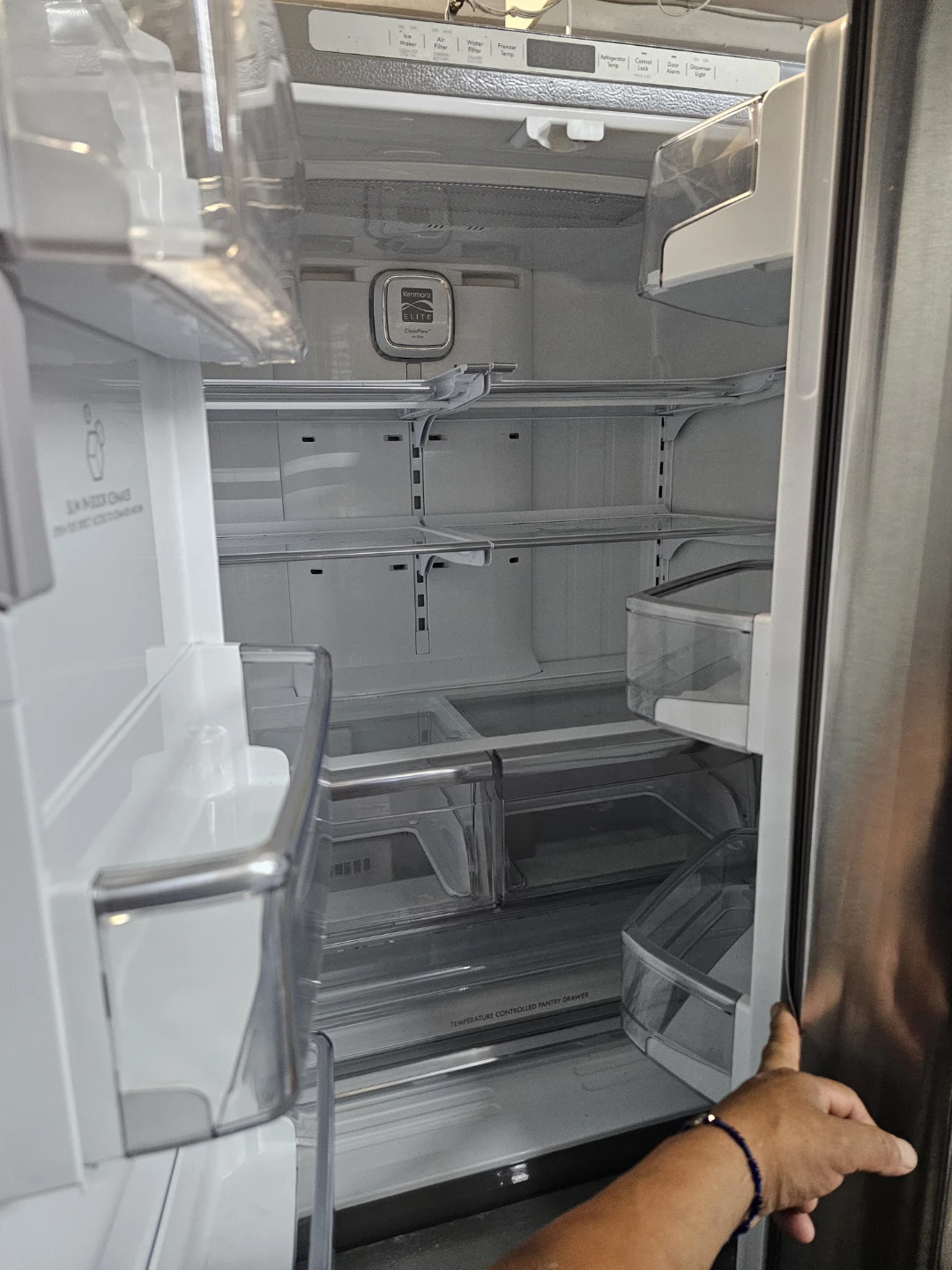 Kenmore 36in Stainless steel counter depth refrigerator - photo 2