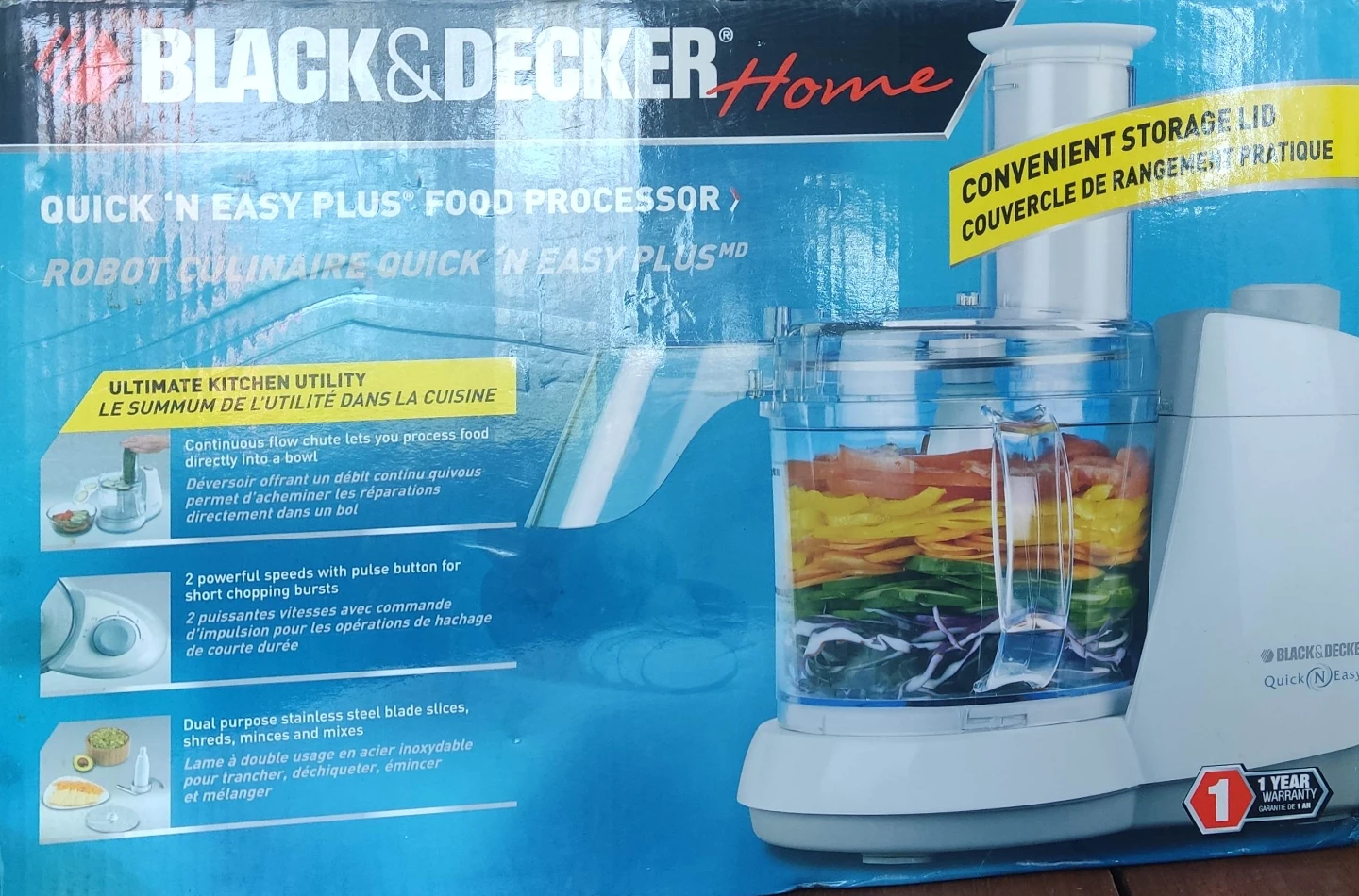 Black & Decker Quick 'N Easy Plus Food Processor