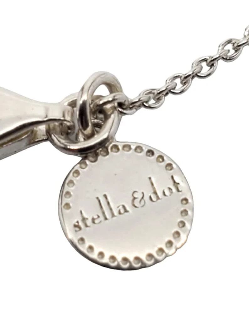 Stella & Dot Sterling Silver 925 Cross Necklace - photo 2