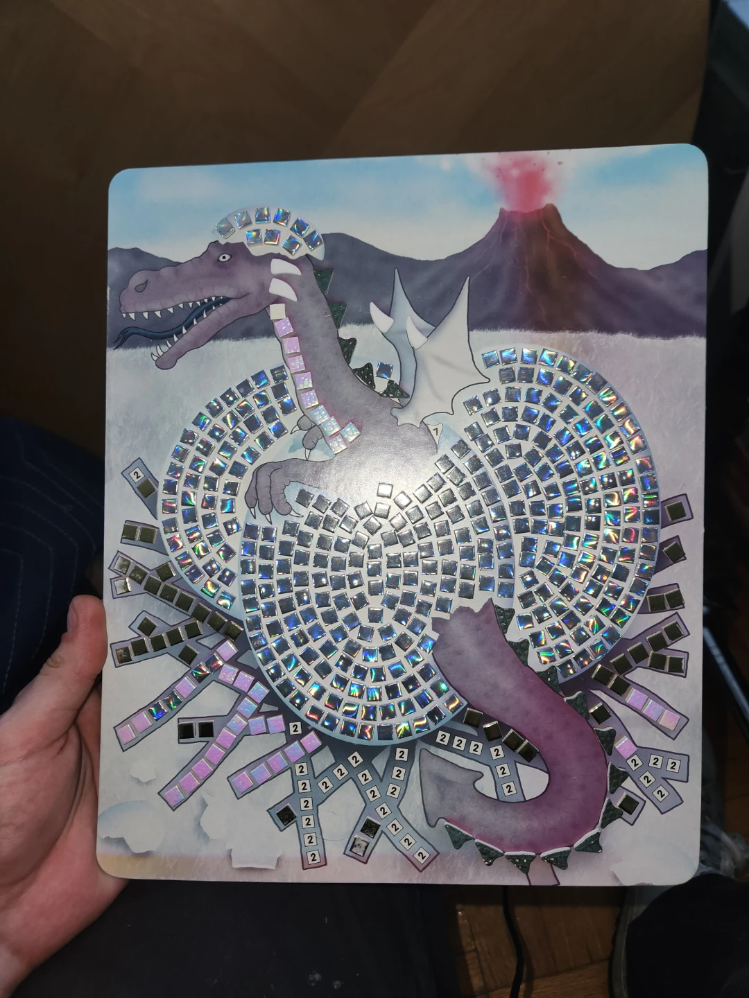 Dragon Mosaic Art Board