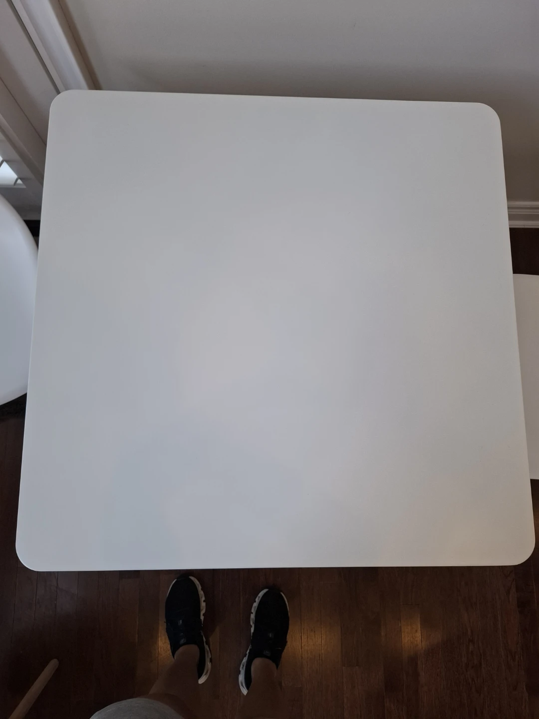 White Dining Set with 4 Chairs - photo 3