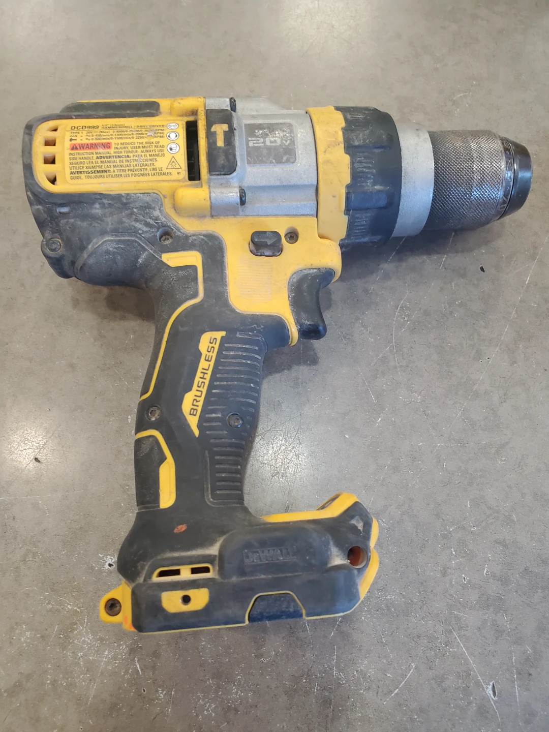 DeWalt DCD999 20V MAX XR Hammer Drill/Driver 1/2"