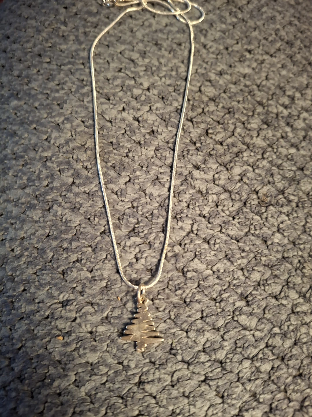 Sterling Silver Christmas Tree Necklace - photo 2