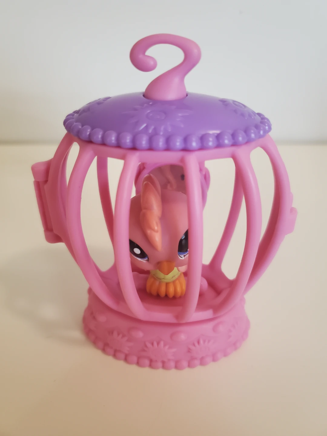 2006 Littlest Pet Shop Parokeet #854 Plus Bird Cage From 2004 - photo 2