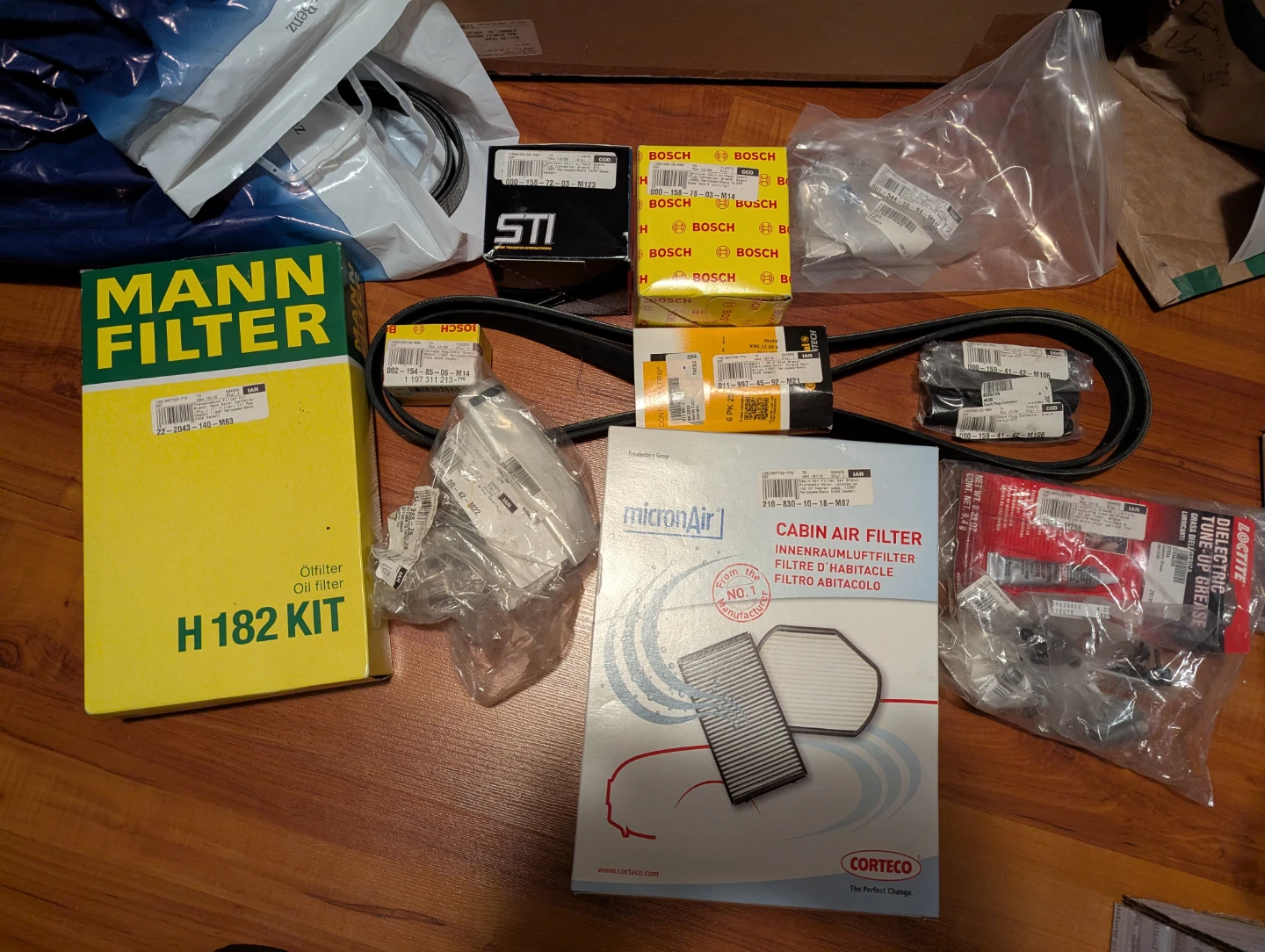 Spare parts for Mercedes-Benz 1997 E420 sedan & 2002 ML500