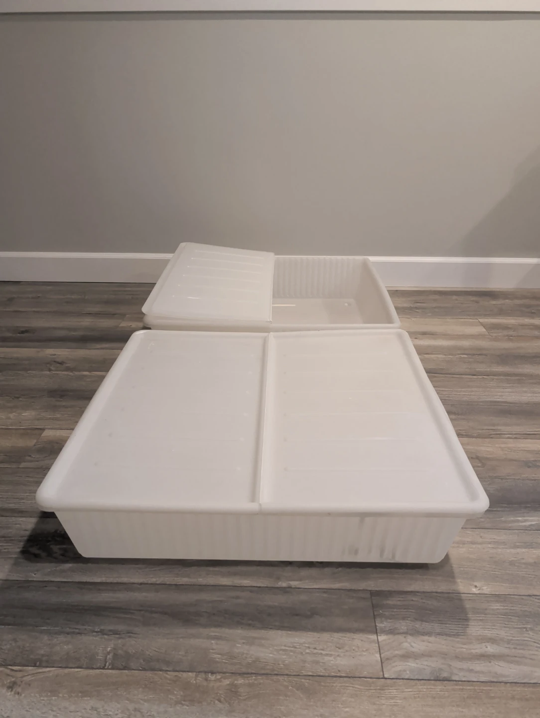 Twin IKEA Heimdal Metal Bed Frame with slats (+FREE IKEA BINS) - photo 2