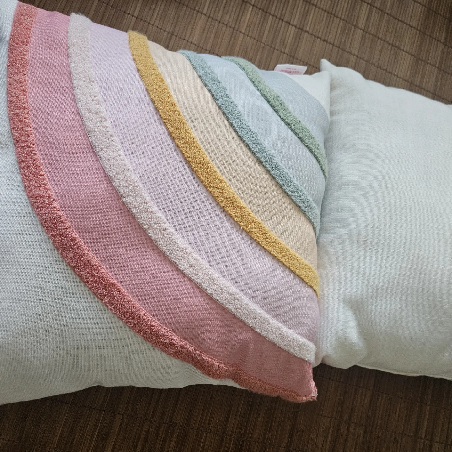 Rainbow Accent Pillow for kids