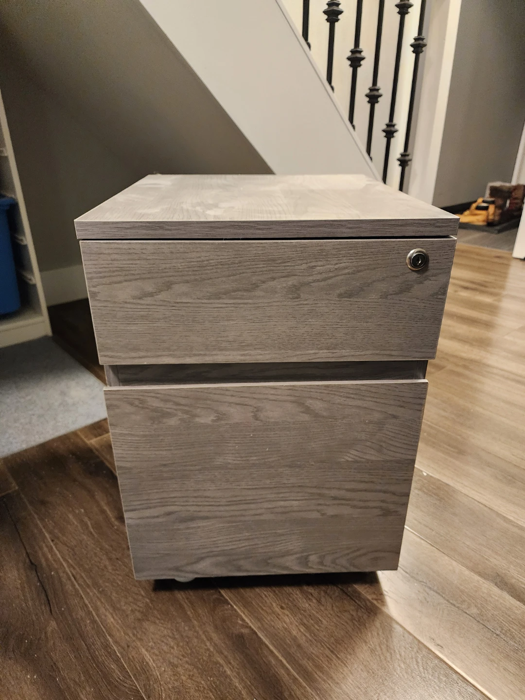 2-Drawer Pedestal File Cabinet