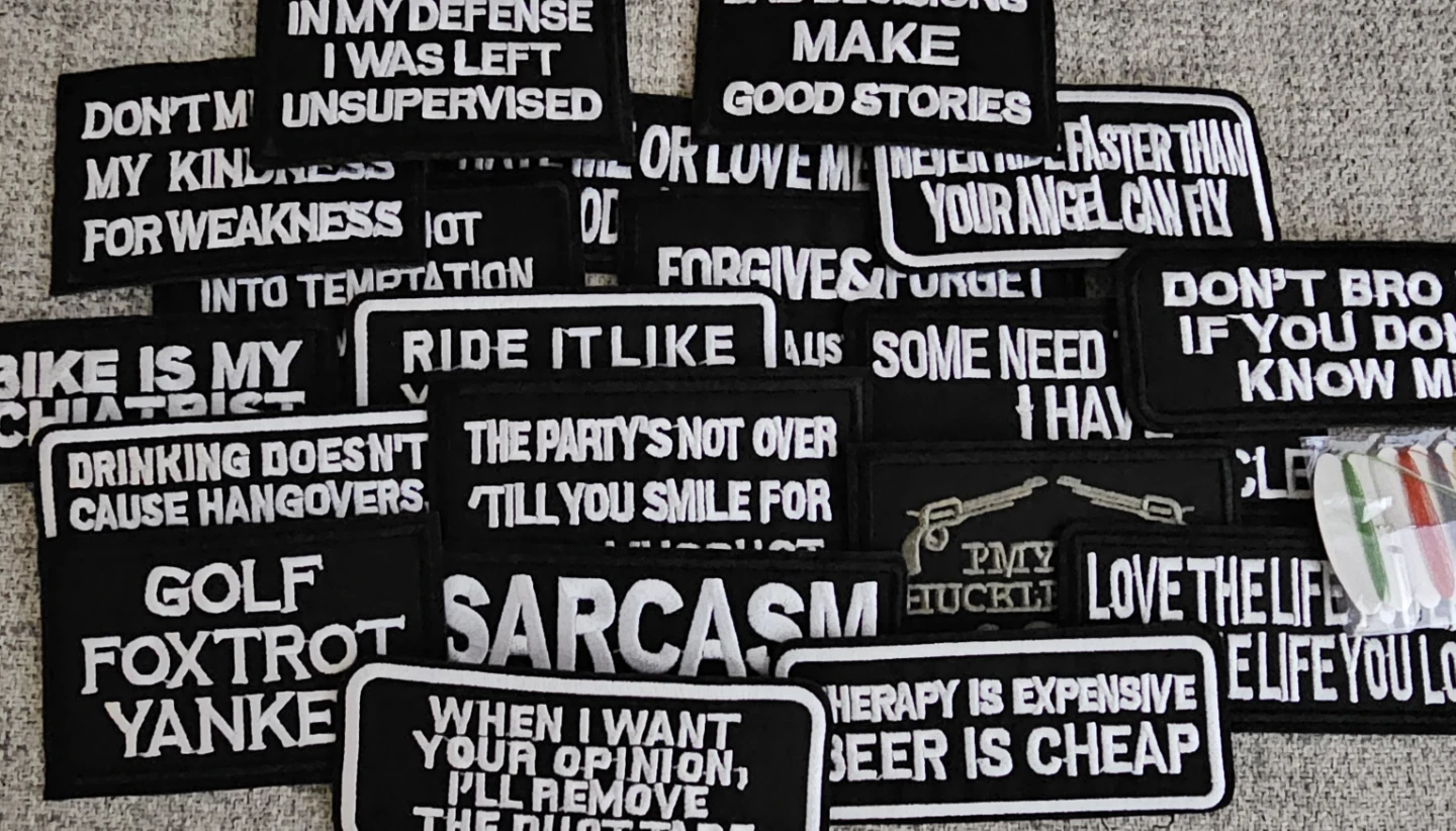 19 Embroidered Patches