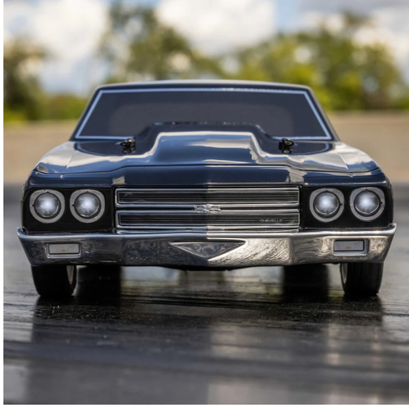 Losi Black Chevrolet Chevelle SS RC Drag Car - photo 5