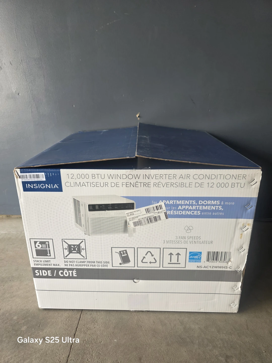 Insignia 12,000 BTU Inverter Window Air Conditioner