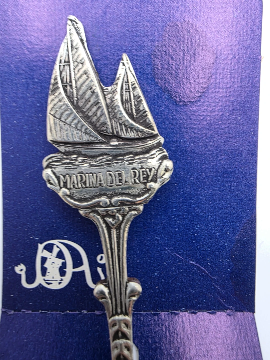 Vintage Holland Marina Del Rey Collector Souvenir Spoon Sailboat - photo 3