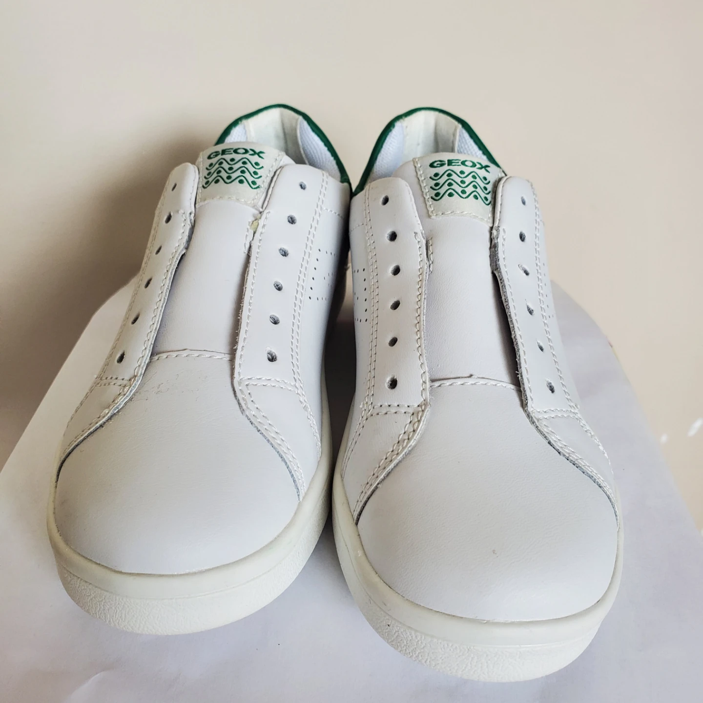 Geox Washiba Leather Sneakers, Kids, EUR 31 (US 13) - photo 2