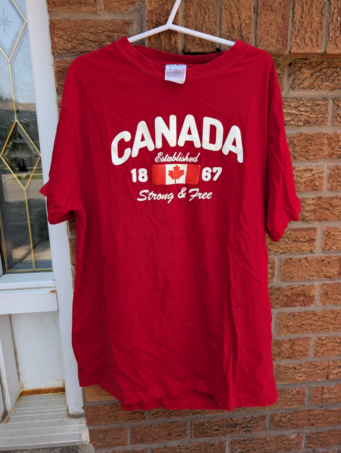 Red CANADA Established 1867 T-Shirt - photo 2
