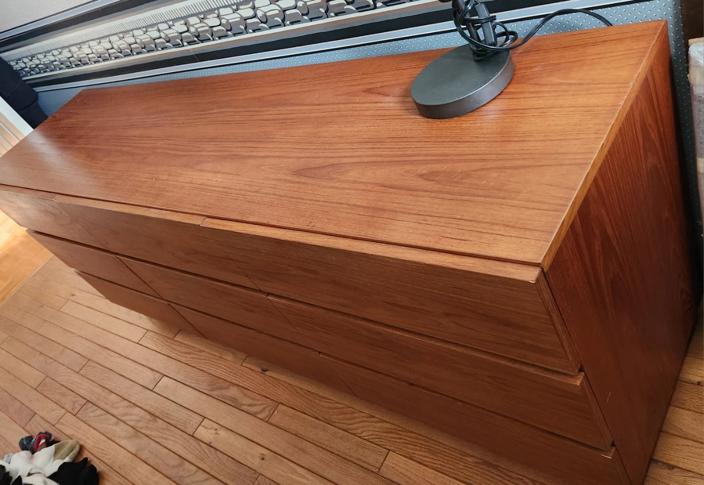 Teak Dresser 9 Drawers