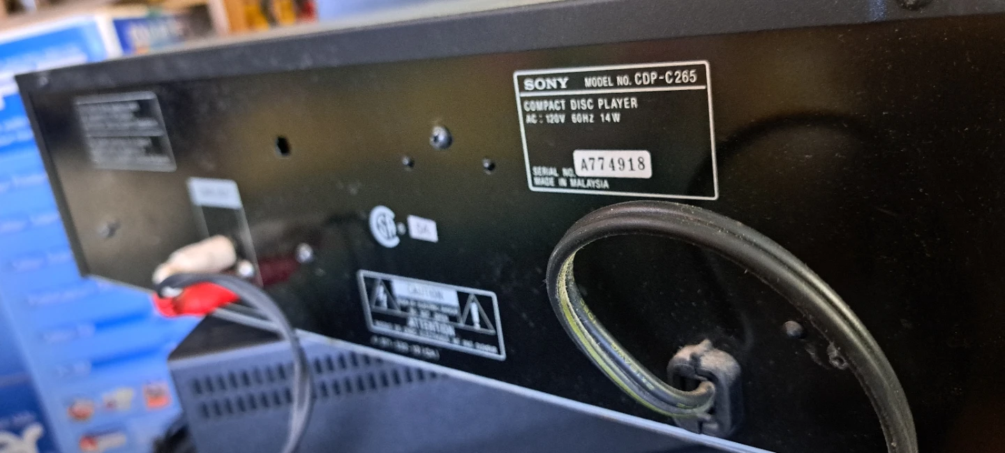 Sony CDP-C265 5-Disc CD Player - photo 3